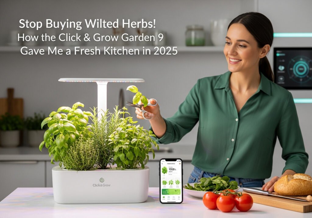 Stop Buying Wilted Herbs! How the Click & Grow Smart Garden 9 Gave Me a Fresh Kitchen in 2025