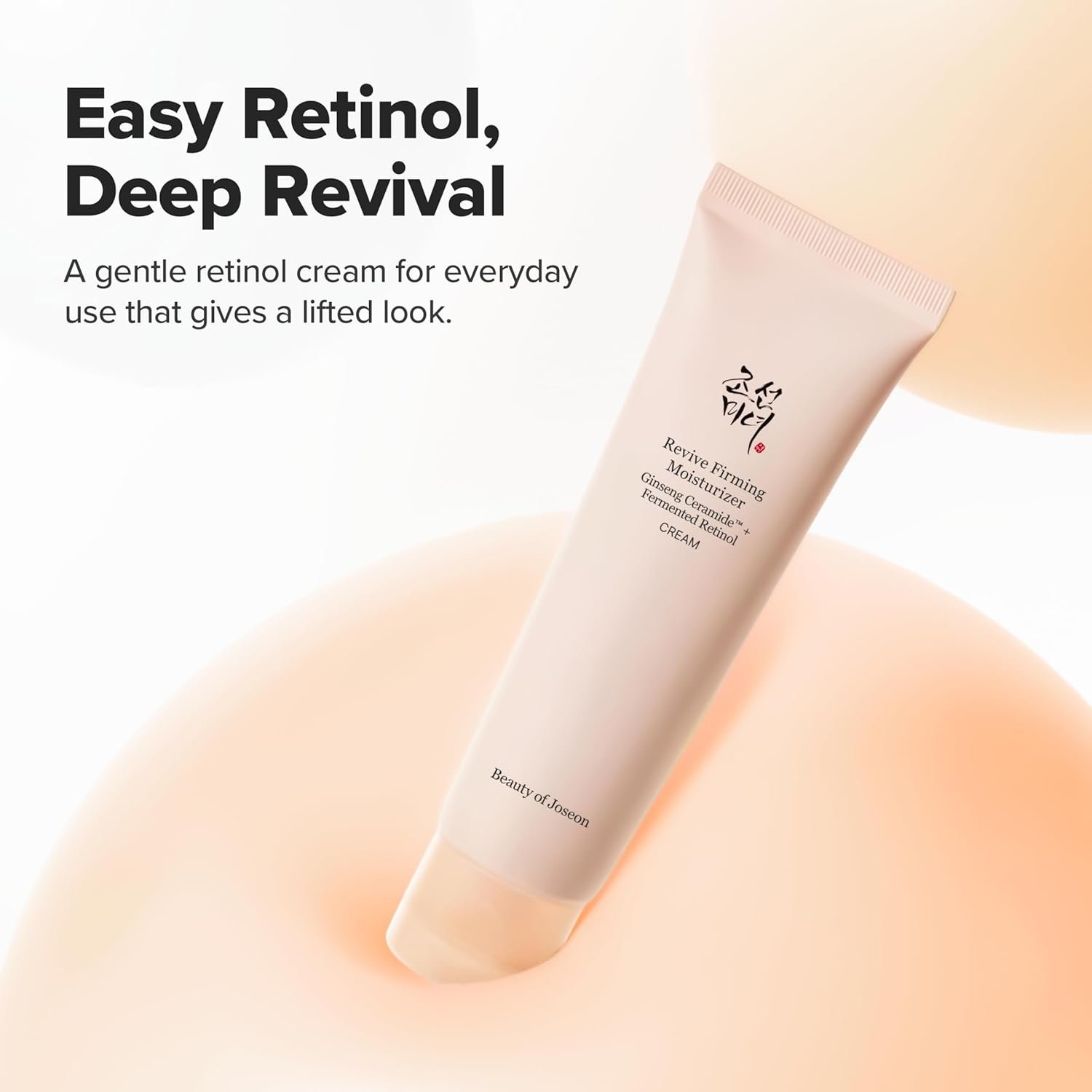 Beauty of Joseon Revive Firming Moisturizer Ginseng Ceramide + Fermented Retinol for Dry, Sensitive Skin Korean Skincare for Women and Men, 60ml,2.02 fl.oz. - Image 3