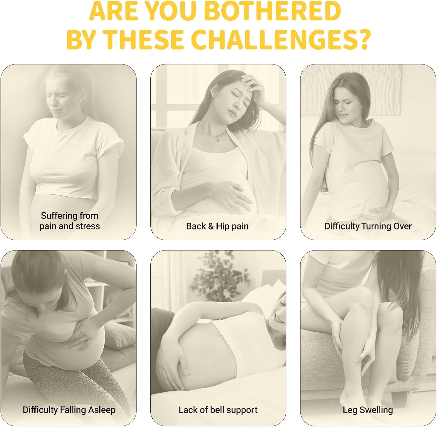 Pregnancy Pillow for Sleeping, SEEDNUR Maternity Pillow Support for Back, Legs, Belly, HIPS, Pregnancy Body Pillow with Detachable & Adjustable Cover, Pregnancy Pillow for Women Relieve Fatigue & Pain - Image 8