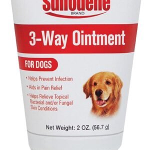 Sulfodene Dog Wound Care 3-Way Ointment, Relieves Pain & Prevents Infection For Dog Cuts, Scrapes, Bites and Injuries, 2 Ounce
