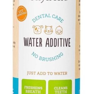 Oxyfresh Premium Pet Dental Care Solution Pet Water Additive: Best Way to Eliminate Bad Dog Breath and Cat Bad Breath - Fights Tartar & Plaque - So Easy, Just Add to Water! Vet Recommended 16 oz.