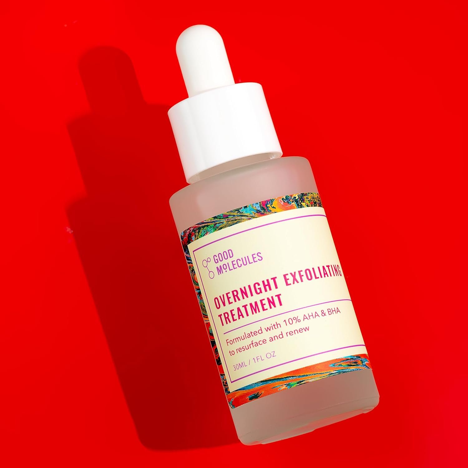 Good Molecules Overnight Exfoliating Treatment - Face Exfoliator with AHA & BHA Lightweight Formula - Pore Minimizer, Facial Skin Care with Glycolic & Salicylic Acid - Image 5