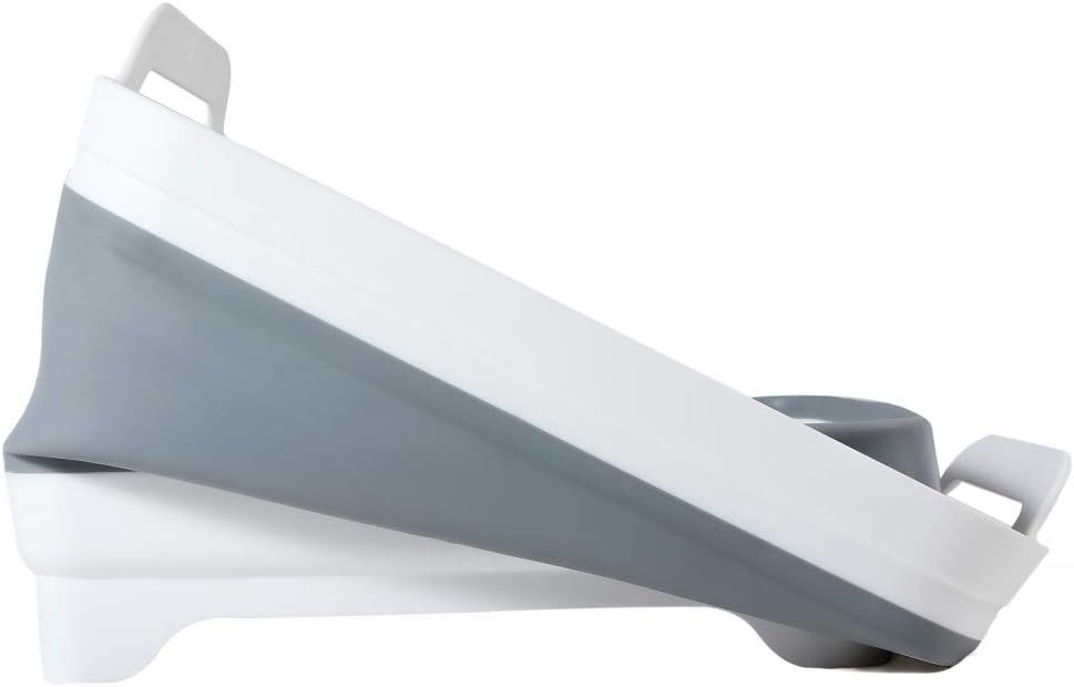 2.4 Gal(9L) Collapsible Dish Basin with Drain Plug,Space Saving Multiuse Foldable Sink Tub,Dishpan,Kitchen Sink for Camping,Plastic Tub,Vegetable Washing,Beverage Tubs - Image 3