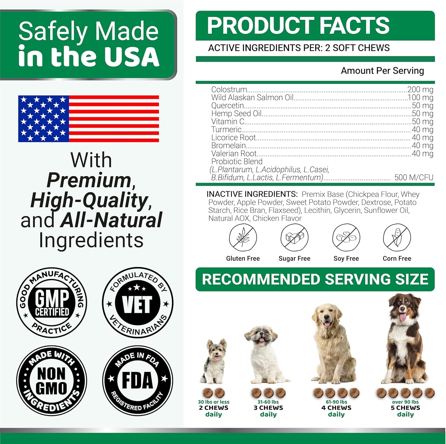 Dog Allergy Relief Chews - Dog Itching Skin Relief Treatment Pills - 170 Treats - Anti-Itch Chewables - Itchy and Paw Licking - Hot Spots - Omega 3 Fish Oil - Dry Skin & Coat Supplement - Image 6