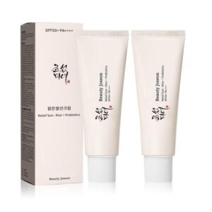 Relief Sun Organic Korean sunscreen SPF50+, PA++++ Riceand Probiotics | Korean Skin Care Solution for All Skin TypesNourishing Skin Protection and UV Def