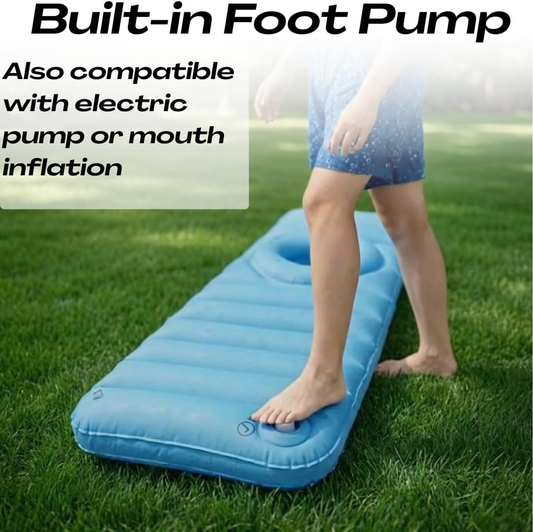 EasyR - Pregnancy Pillow with Belly Hole - Inflatable Pillows for Pregnant Women - Wedge Body Sleeping Mom Maternity Stomach - Pool Bed Float Mattress Back Pain Relief Support Momcozy Full Medcline - Image 3