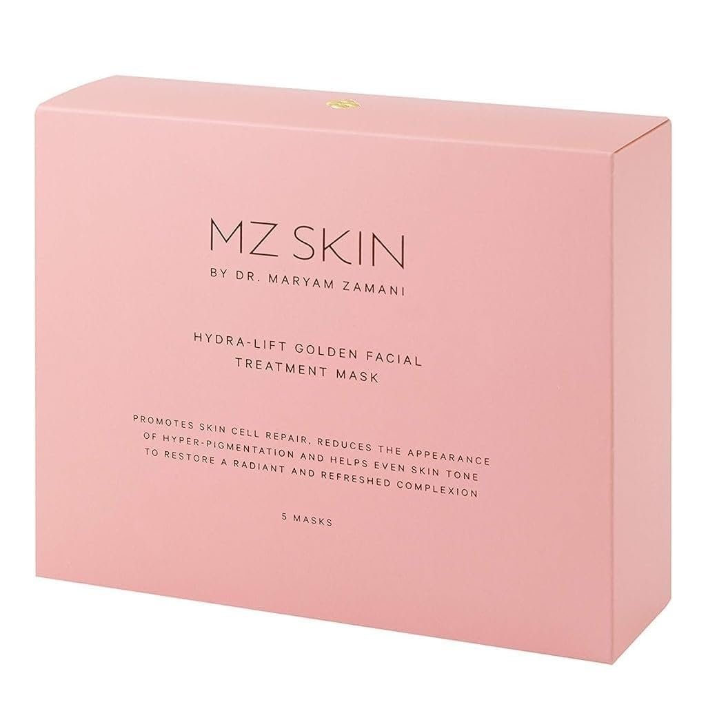 MZ SKIN Hydra-Lift Gold Face Mask - Niacinamide-Enhanced Hydrogel Treatment for Brightening Radiance, Restoring & Firmness, With Gold Nano Particles, Hyaluronic Acid, Vitamin C & Collagen - Image 7