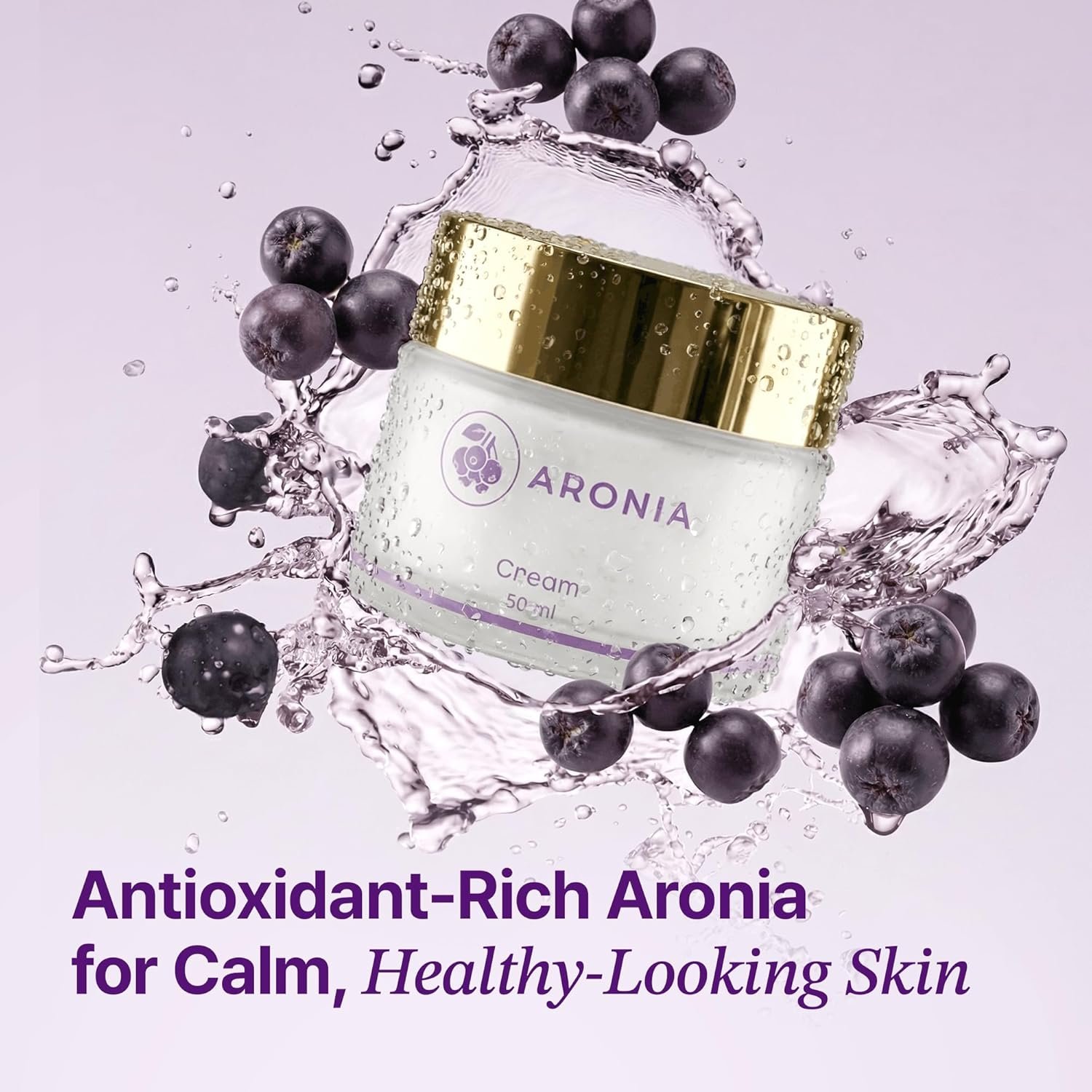 Aronia Extract Day Night Cream for Face Neck with Antioxidant Formula, Hydrating Moisturizer, Brightening 1.76 oz - Image 4