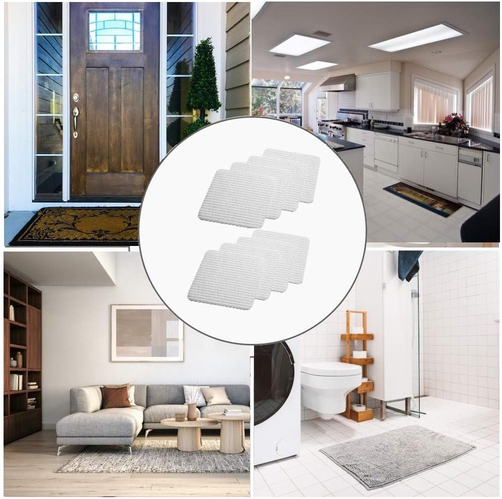 Home Techpro Vacuum Tech Rug Pad Gripper for Hardwood Floors No Damage, New Materials to Non Slip Rug Pads, Under Rug Carpet Tape : Keep Your Rug in Place & Make Corner Flat - Image 3