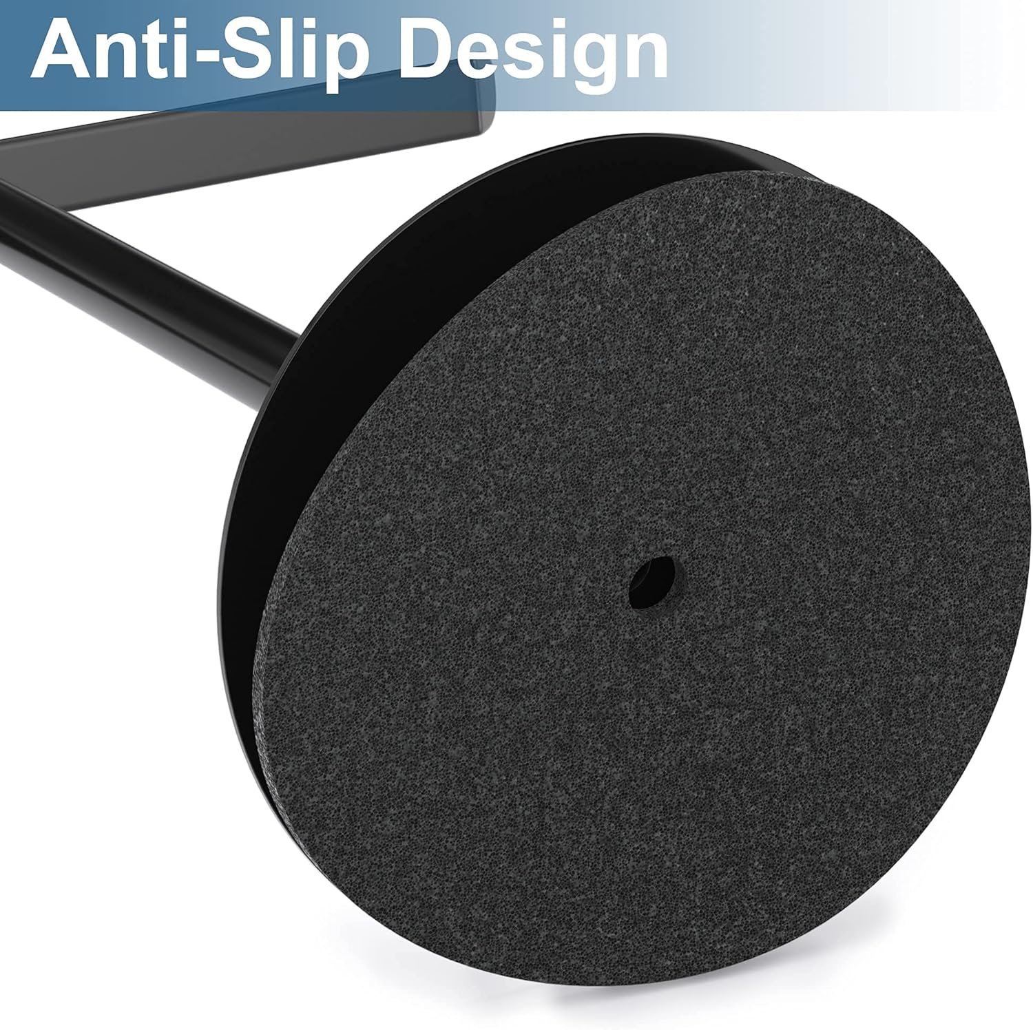 Towel Rack T-Shape Hand Holder for Bathroom,Headband and Lightweight Bathroom Racks,Kitchen Black Holder,Stainless Steel Waterproof Counter Organizer - Image 3