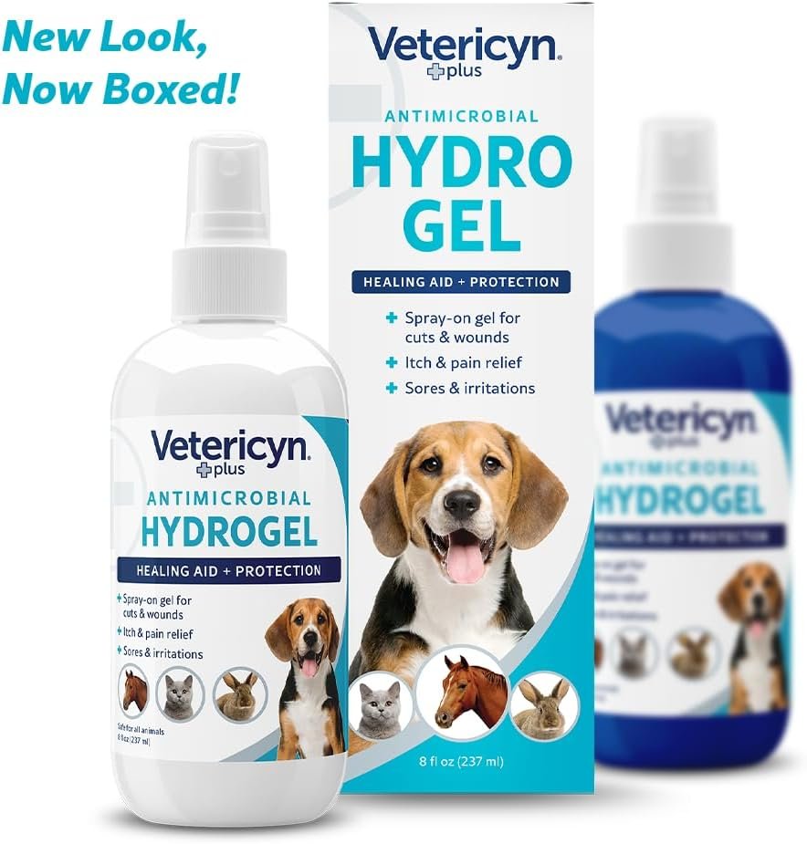Vetericyn Plus Dog Wound Care Hydrogel Spray | Healing Aid and Wound Protectant, Sprayable Gel to Relieve Dog Itchy Skin, Safe for All Animals. 8 Ounces - Image 3