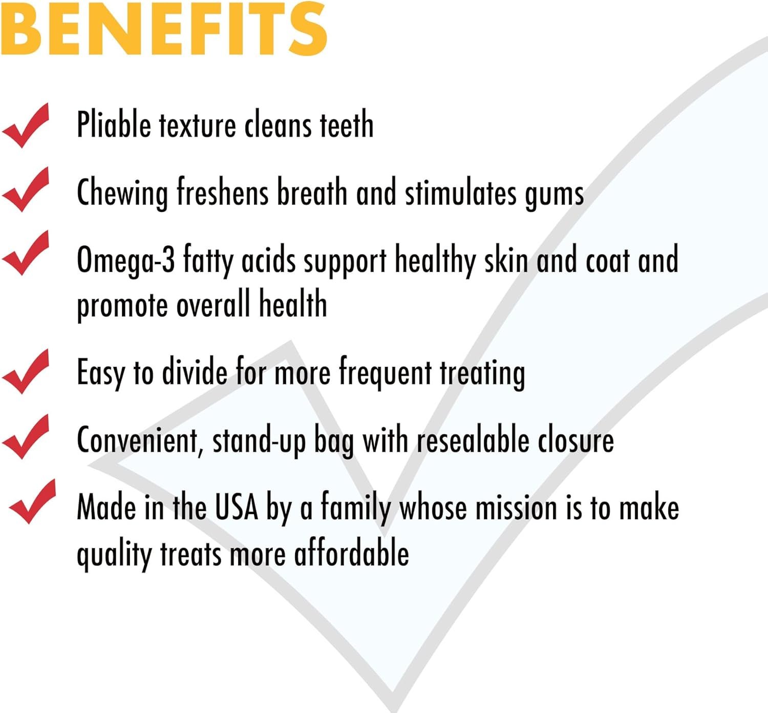 Checkups Dental Dog Treats for Oral Care, Fresh Breath & Plaque Control - 24 Treats, 48 oz. (2 Pack) - Delicious Chews for Happy and Healthy Dogs - Image 3