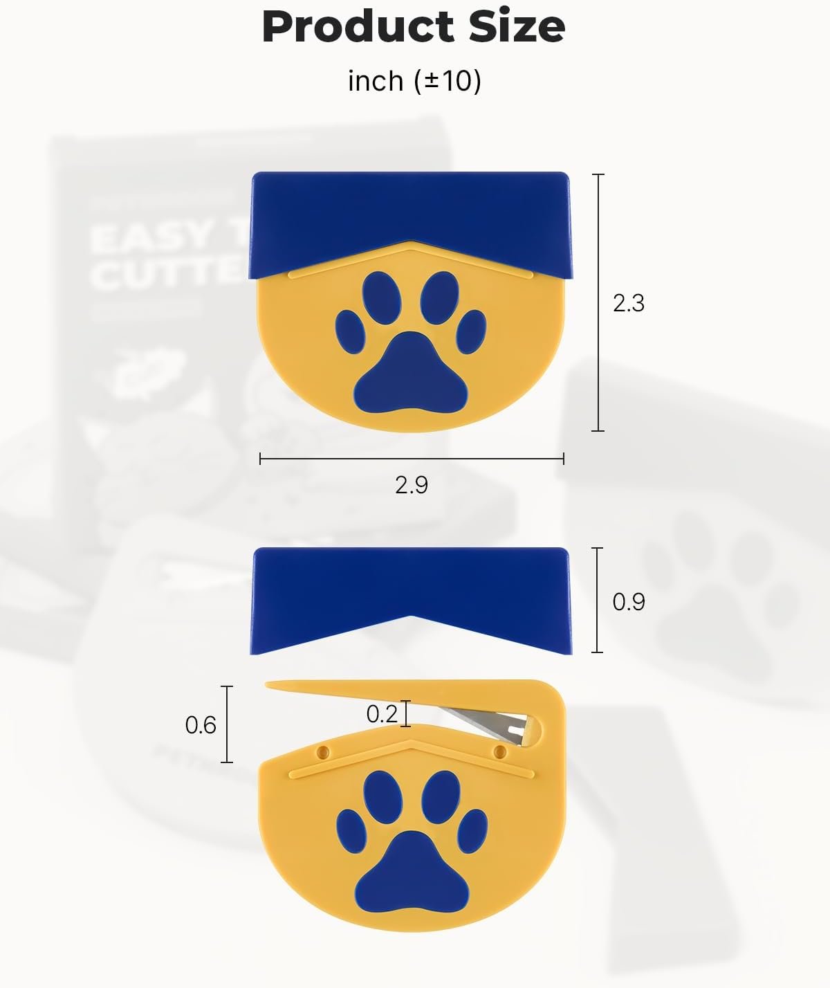 PETHROOM Easy Tangle Cutter for Dogs & Cats | Professional Dematting Tool with Steel Blade | Cat Matted Fur Remover | Safe & Gentle Pet Grooming Comb for Long & Medium Coats - Image 9