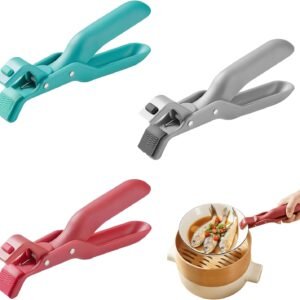 3 Pcs Hot Plate Grippers, 2026 New Multi-Function Anti-Scald Bowl Clip, Non-Slip Hot Plate Gripper Tongs for Microwave, Oven, Air Fryer, Steamer, Pots & Bowls (3 Pcs Mix Color)