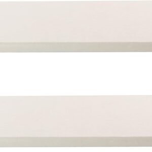 2 Pcs Water Absorbing Stone Trays, Kitchen/Bathroom Sink Soap Dish, Diatomite Tray Used for Hand Soap & Cosmetic Bottles in The Modern Home, 3.15" W x 8.7" L, White