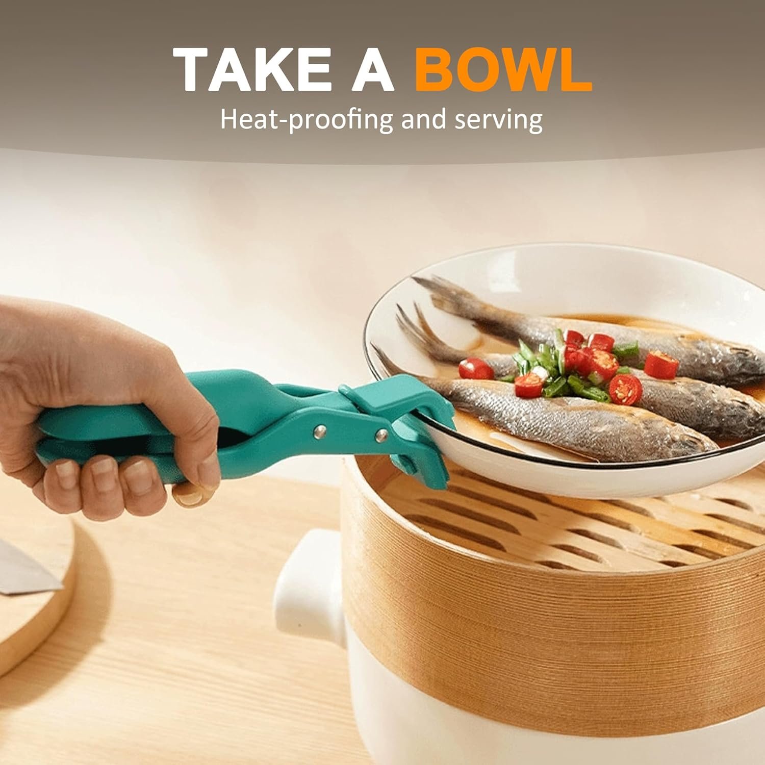 3 Pcs Hot Plate Grippers, 2026 New Multi-Function Anti-Scald Bowl Clip, Non-Slip Hot Plate Gripper Tongs for Microwave, Oven, Air Fryer, Steamer, Pots & Bowls (3 Pcs Mix Color) - Image 2