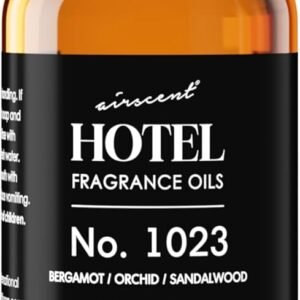 AirScent Hotel Diffuser Oil No. 1023 Inspired by The Baccarat Hotel Scent - Love Affair Fragrance Oil for Ultrasonic and Waterless Diffusers and Crafting - 10 mL, 0.34 fl oz Glass Bottle with Dropper
