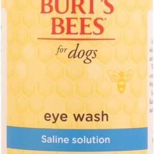 BURT'S BEES FOR PETS Eye Wash with Saline Solution for Dogs, 99.9% Natural Origin Formulas, Dog Eye Cleaner, Eye Wash for Dogs, Eye Treatment for Dogs, 4 oz