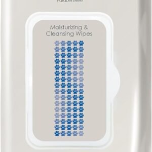 BioSilk for Dogs Moisturizing & Cleansing Wipes - Dog Wipes for Cleaning & Deodorizing, Dog Paw Wipes - Infused with Silk Proteins & Vitamins, pH Balanced, Paraben Free