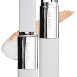 Blanc Cover Cream Stick V White - Korean Color-Changing Foundation Stick with Volufiline - Medium to Full Coverage Dewy Finish Base Makeup - Dual-Ended with Detachable Brush (202 Natural)