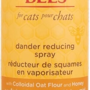 Burt's Bees for Pets Dander Reducing Cat Spray with Colloidal Oat Flour and Honey - Cat Dander Remover Gives Dry Skin Relief for Cats, Essential Kitten Supplies for Allergy Relief, 10 Fl Oz