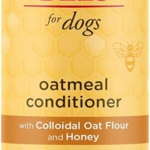 Burt’s Bees for Pets Oatmeal Dog Conditioner with Honey, Moisturizing Dog Coat Conditioner for Dry and Sensitive Skin to Help Soften and Nourish Coats During Grooming, 10 Fl Oz