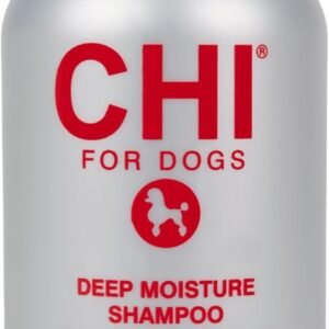 CHI for Dogs Deep Moisture Shampoo - Best Hydrating Formula for Dry Skin - Moisturizing Dog Wash with Soothing Ingredients - Paraben and Sulfate Free - Made in USA, 16 Fl Oz