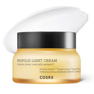 COSRX Full Fit Propolis Light Cream, 2.19 Fl.oz / 65ml, Propolis 64.5%, Hydrating Daily Day and Night Moisturiser, Korean Skin Care, Not Tested on Animals
