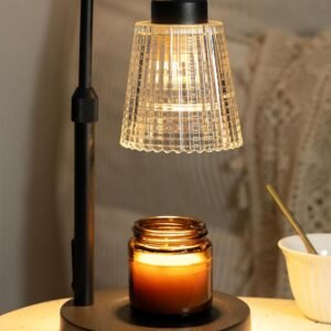 Candle Warmer Lamp with Timer Dimmable, Birthday Gifts for Women Mom, House Warming Gifts New Home Decor, Wax Melt Warmer for Jar Candles with 2 Bulbs