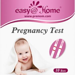 Easy@Home Pregnancy Test Strips Kit: 10 Pack hCG Test Strips - Early Detection Home Pregnancy Strips Bulk