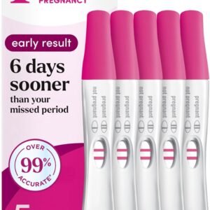 First Response Early Result Pregnancy Test, 5 Count Pack of 1,White