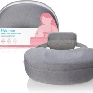Frida Mom Nursing Pillow, Adjustable Breastfeeding Pillow for Mom & Baby Comfort with Back Support, Customizable Wrap Around Waist Strap, and Pockets for Heat Relief