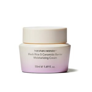 HARUHARU wonder Black Rice 5 Ceramide Barrier Moisturizing Cream, Daily Skin Barrier Care, Long-Lasting Hydration, Soothing & Nourishing, Ceramide Capsules, Korean Skincare, 1.69 fl.oz