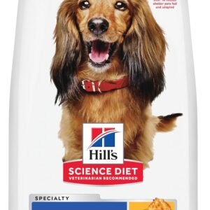 Hill's Science Diet Oral Care, Adult 1-6, Plaque & Tartar Buildup Support, Dry Dog Food, Chicken, Rice, & Barley, 4 lb Bag