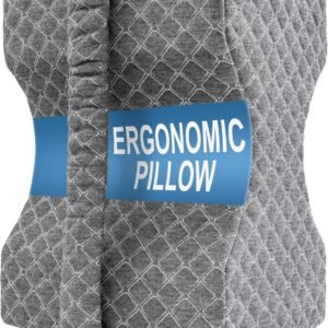 Knee Pillow for Side Sleepers, Leg Pillow for Sciatica, Back, HIPS, Knees, Joints Pain Relief,Pillows for Between Legs While Sleeping Spine Alignment Support & Relieves Pressure