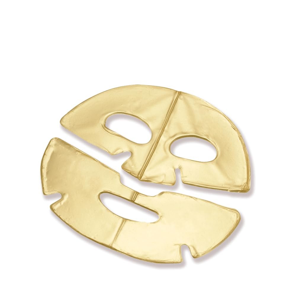 MZ SKIN Hydra-Lift Gold Face Mask - Niacinamide-Enhanced Hydrogel Treatment for Brightening Radiance, Restoring & Firmness, With Gold Nano Particles, Hyaluronic Acid, Vitamin C & Collagen