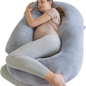 Maternity Pillow U Shape， Pregnancy Pillows for Sleeping， Body Pillow， Full Body Pillow，Back Hip Leg Abdominal Support Soft and Comfortable Maternity Pillow， Pillowcase Removable Easy to Clean……