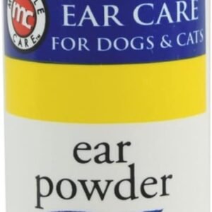Miracle Care Ear Powder for Dogs and Cats, 12 Grams, Aids Hair Removal from Ear Canal, Keeps Ears Dry, Reduces Odor and Waxy Build Up
