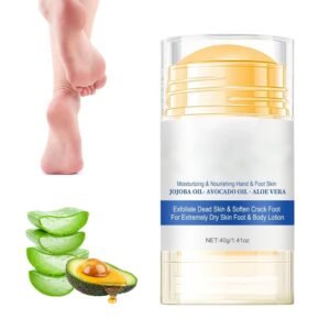 Moisturizing Foot Cream Hydrating Foot Care Stick, New Hydrating and Anti-Cracking Foot Cream for Dry and Cracked Feet, Foot Lotion Heel Stick Fast Renews and Soothes Cracking and Dryness Feet (1)