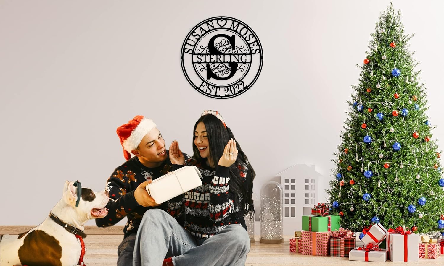 Personalized Metal Name Signs - Custom Last Name Signs for New Home, Wedding Gifts - Image 2