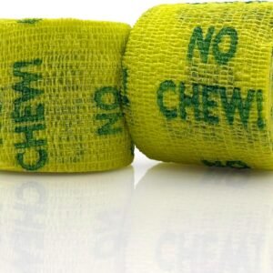 PetFlex No Chew – Flexible Self-Adhering Elastic Bandage for Wound Care – First Aid Wrap for Small Animals Like Dogs, Cats, and Other Pets - 2 inch, 2 Rolls