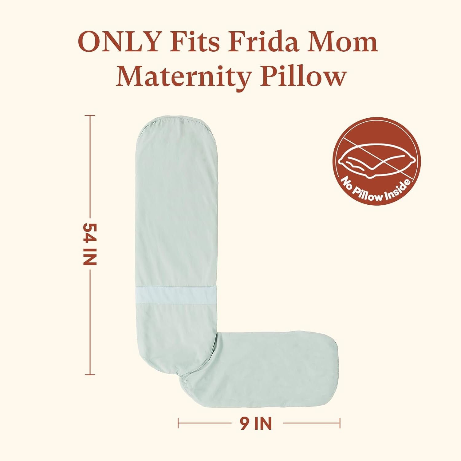 Pregnancy Pillow Covers ONLY Compatible with Frida Mom Pregnancy Pillow (2 Pack Covers-Pillow NOT Included) - Image 2