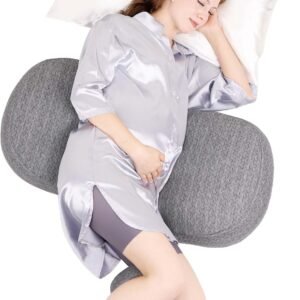 Pregnancy Pillows Breathable Material, Pregnancy Pillow for Sleeping Portable, Compact Maternity Support for Belly, Back & HIPS,Pregnancy Pillows for Sleeping,Comfortable