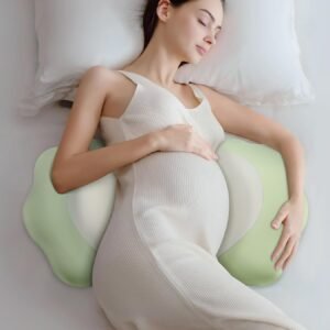 Pregnancy Pillows for Sleeping, Memory Foam Maternity Pillow Support for Back Belly HIPS, Adjustable Travel Wedge Pillow for Pregnant Women, Side Sleeping Pregnant Pillows with Cooling Pillowcase