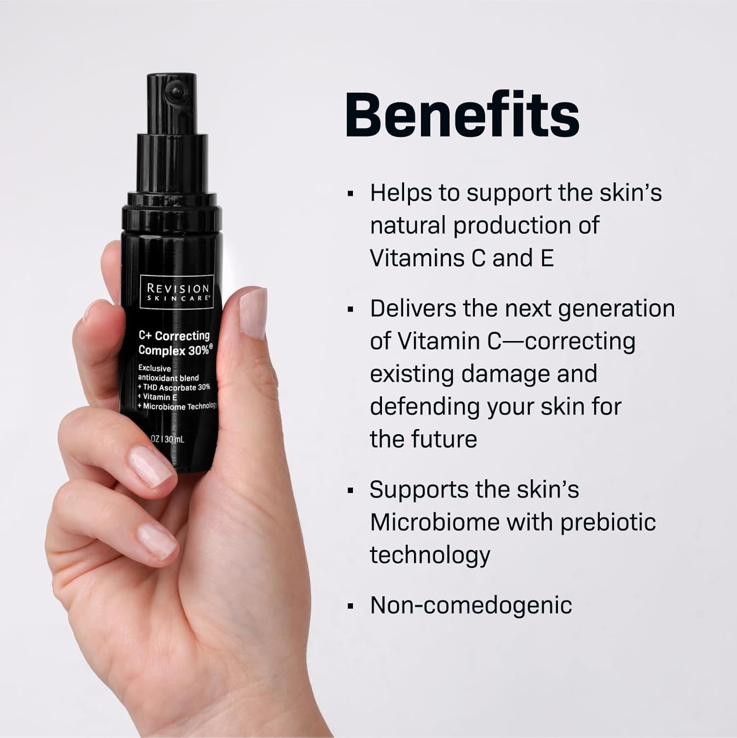Revision Skincare C+ Correcting Complex 30%® Vitamin C Serum for Face – Anti-Aging Treatment to Brighten Skin, Reduce Fine Lines, Wrinkles & Dark Spots, Firming & Safe for Sensitive Skin - Image 2