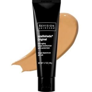 Revision Skincare Intellishade® Original SPF 45, Anti-Aging Tinted Sunscreen for Face, Daily Moisturizer with SPF, Anti-Wrinkle with Peptides & Vitamin C, Hydrating Broad-Spectrum Sunscreen, 1.7 oz