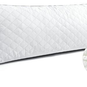 Shredded Memory Foam Full Body Pillow, Long Hugging Bed Pillows for Adults, Breathable Extra-Firm Large Pillow for Side Sleep, Big Support Body Pillow for Sleeping (20 x 54 Inches)