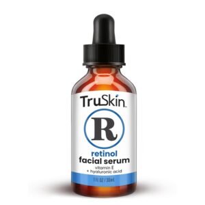 TruSkin Retinol Serum for Face – Gentle, Skin Friendly Anti-Aging Retinoid with Hyaluronic Acid, Cica & Vitamin E – Retinol Facial Serum for Smoother-Looking Skin & Improved Texture, 1 Fl Oz