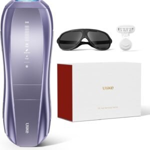 Ulike Laser Hair Removal Device Air 10 Ipl Gift for Women and Men, Ice Cool and Permanent Hair Reduction for Nearly Painless, Dual Lights, Skin Sensor & USHR Mode Hair Removal in 10mins from Home