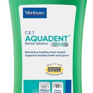 Virbac C.E.T. Aquadent Dental Solution for Dogs and Cats (250 ml)